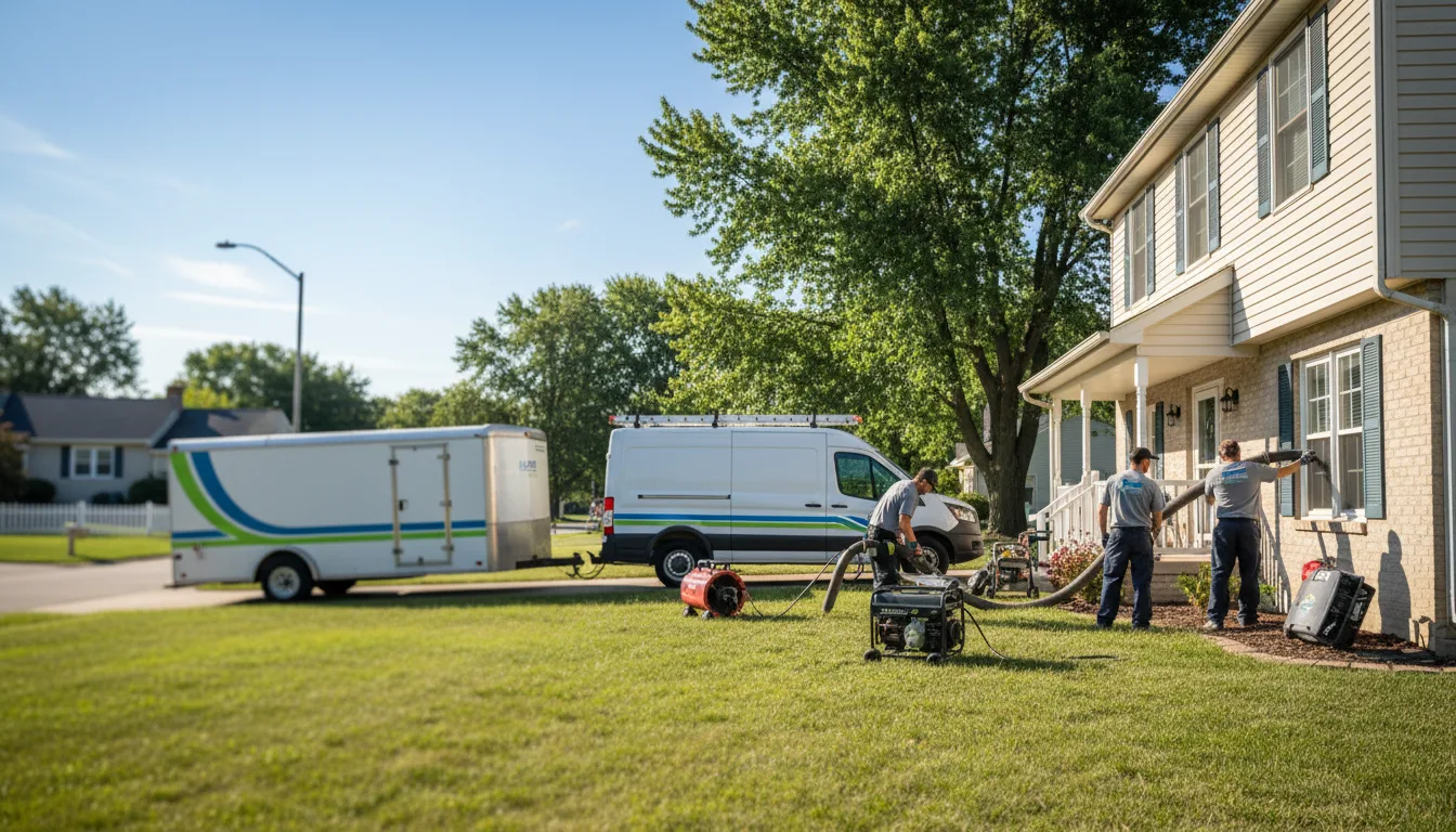 Flooded Basement Restoration And Cleanup With Repair in Jefferson, IA near me
